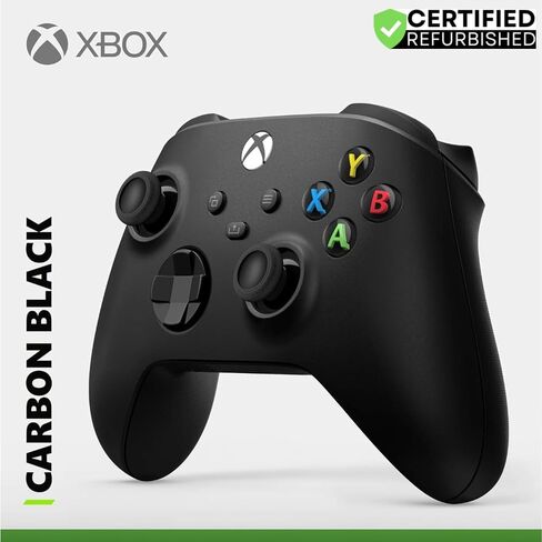 Microsoft QAT-00007 Xbox Wireless Bluetooth Controller with USB Carbon Black (Renewed) in Saudi Arabia