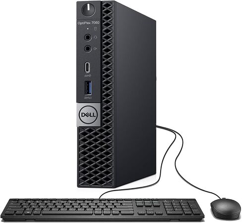 Dell Optiplex 7060 Mini Desktop Intel I7-8700T 6-Cores 2.40GHz 32GB RAM 1TB SSD ، WIFI ، BT ، HDMI ، لوحة المفاتيح والماوس ، Windows 11 Pro (متجدد) in Saudi Arabia