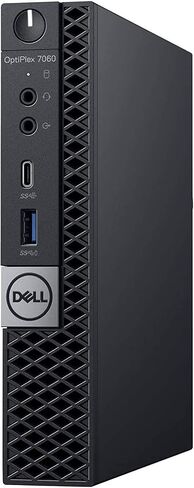 Dell Optiplex 7060 Mini Desktop Intel I7-8700T 6-Cores 2.40GHz 32GB RAM 1TB SSD ، WIFI ، BT ، HDMI ، لوحة المفاتيح والماوس ، Windows 11 Pro (متجدد) in Saudi Arabia