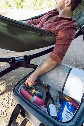 AO Coolers Stow 'n Go Canvas Soft-Sided Cooler, Low Profile and Leak Proof, Insulated for 24-Hour Cold, Hunter Green, 38-Can in Saudi Arabia