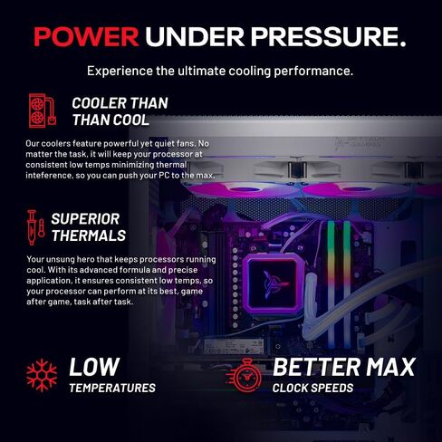 Skytech Gaming Aqua سطح المكتب PC ، Ryzen 7 7700x 4.5 GHz (5.4 جيجا هرتز Turbo) ، NVIDIA RTX 5060 TI 8GB ، 1TB Gen4 NVME SSD ، 32GB DDR5 RAM 5600 RGB ، 850W GOLD ATX 3 PSU ، 360 MEL AGB AIO ، WI-FI ، WI-FI in Saudi Arabia