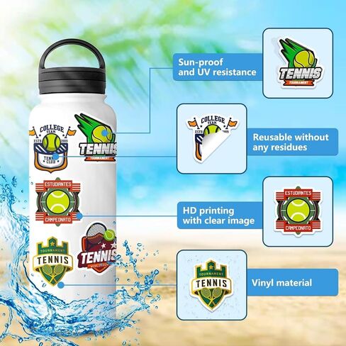 55Pcs Volleyball Stickers for Kids & Adults - Funny Volleyball Stickers for Water Bottle, Vinyl Waterproof Sport Decals for Laptop Scrapbook Luggage Party Favors in Saudi Arabia