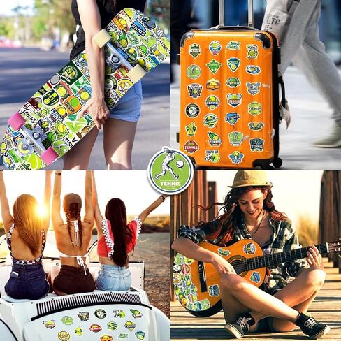 55Pcs Volleyball Stickers for Kids & Adults - Funny Volleyball Stickers for Water Bottle, Vinyl Waterproof Sport Decals for Laptop Scrapbook Luggage Party Favors in Saudi Arabia