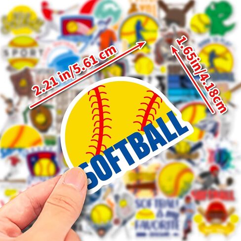 55Pcs Volleyball Stickers for Kids & Adults - Funny Volleyball Stickers for Water Bottle, Vinyl Waterproof Sport Decals for Laptop Scrapbook Luggage Party Favors in Saudi Arabia