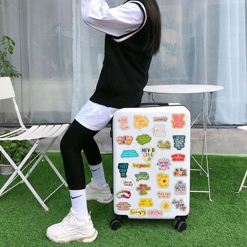 100 PCS ملصق تحفيزي ، ملصقات كلمات ملهمة للطلاب للطلاب البالغين المراهقين تأكيد ملصقات مكافأة مقاومة للماء لزجاجات المياه مجلة الكمبيوتر المحمول (النمط A -100 PCS) in Kuwait