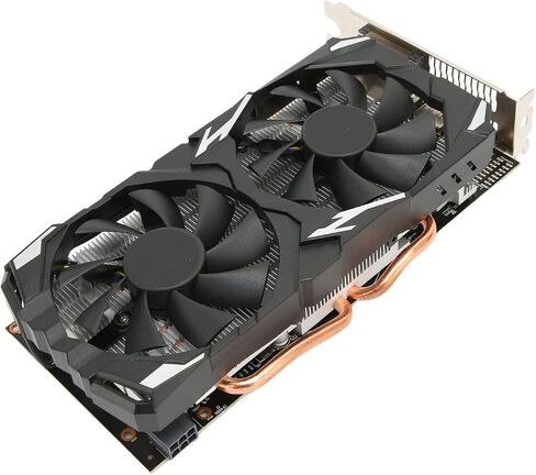 Zunate RX 580 Desktop Graphics Card, RX 580 8GB GDDR5 256bit PC Gaming Video Card, 1244MHz Core, 16 x PCI Express 3.0,HDMI,DVI, 8K Computer RX580 8GB Graphics Card with Fan in Saudi Arabia