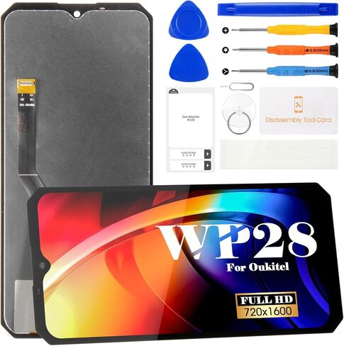 for Oukitel WP28 Screen Replacement for Oukitel WP28 LCD Digitizer Repair Kits for Oukitel WP28 Touch Screen Display Assembly Replacement Black in Saudi Arabia