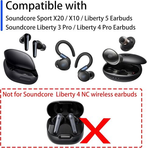 Replacement Foam Ear Tips for Soundcore Liberty 3 Pro/Liberty 4 Pro/Liberty 5 / Sport X20 / X10 Earbuds, Not for Liberty 4 NC, Ultimate Comfort, 3 Pairs (S/M/L, Black) in Kuwait