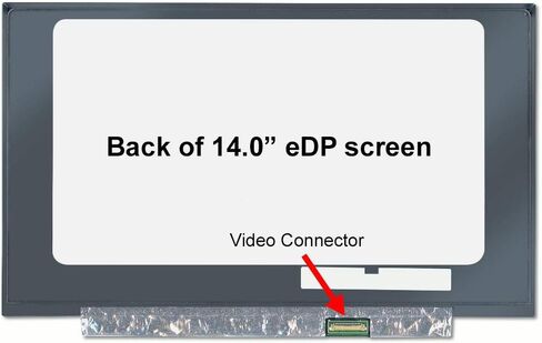 SCREENARAMA New Screen Replacement for NE140FHM-N61, FHD 1920x1080, IPS, Matte, LCD LED Display with Tools in Saudi Arabia
