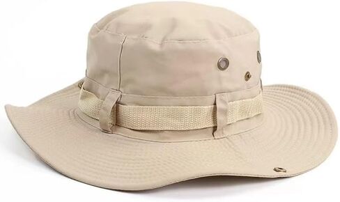 Unisex Wide Brim Sun Hat UPF 50+ Bucket Hat Hiking Fishing Outdoor Summer Safari UV Protection Hat Gray in Saudi Arabia