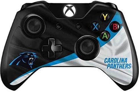Skinit Decal Gaming Skin Compatible with Xbox One Controller - Officially Licensed NFL Carolina Panthers Design in Saudi Arabia