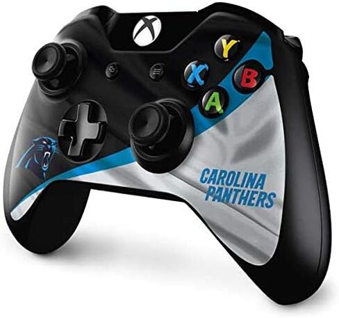Skinit Decal Gaming Skin Compatible with Xbox One Controller - Officially Licensed NFL Carolina Panthers Design in Saudi Arabia