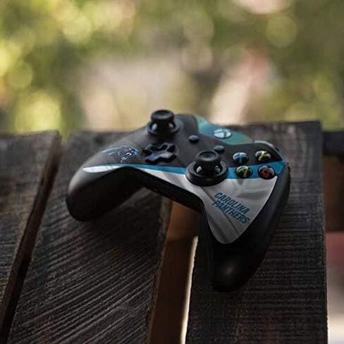 Skinit Decal Gaming Skin Compatible with Xbox One Controller - Officially Licensed NFL Carolina Panthers Design in Saudi Arabia