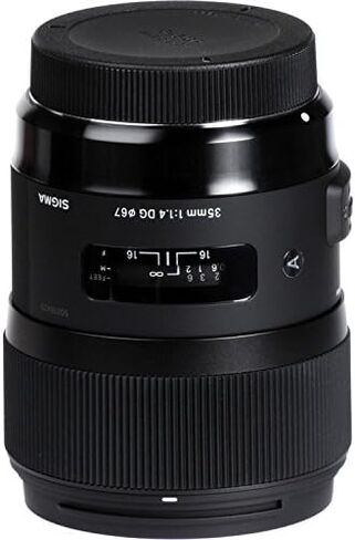 Sigma 35mm F/1.4 DG HSM Art Lens for Nikon F Mount (USA) Deluxe Bundle مع علبة عدسة مبطن و 6 Camera Cleaning Kit in Saudi Arabia