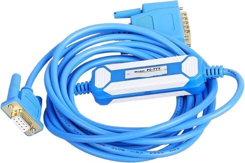 1pcs Programming Cable PC-TTY 6ES5 734-1BD20 Cable for S5 Series PLC PC TTY RS232 in Saudi Arabia
