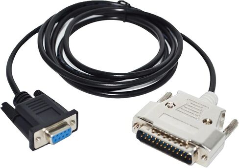 RS232 D-SUB 9PIN DB9 Female to D-SUB 25PIN DB25 Male Adapter Null-Modem Serial Cable Full HANDSHAKING for AMIGA Explorer to PC(3 metre) in Saudi Arabia