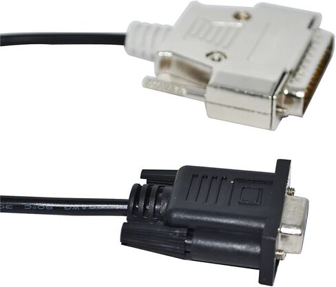 RS232 D-SUB 9PIN DB9 Female to D-SUB 25PIN DB25 Male Adapter Null-Modem Serial Cable Full HANDSHAKING for AMIGA Explorer to PC(3 metre) in Saudi Arabia