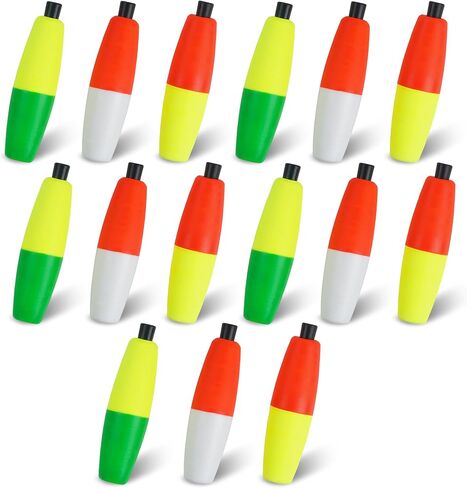 AGOOL Fishing Bobbers Floats Peg Floats Foam Cigar Catfish Floats Slip Bobbers Catfish Rig Cork Bobbers with Pipe Plug for Catfish Santee Rig Freshwater Saltwater Fishing in Saudi Arabia