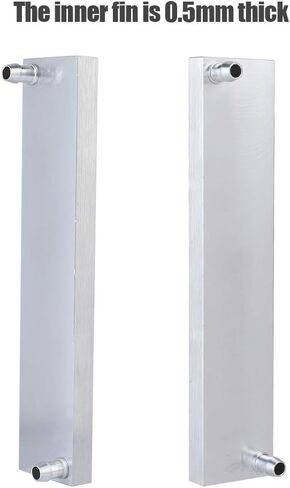 كتلة بالوقوع حرارة من سبيكة الألومنيوم - كتلة تبريد المياه 40x200mm لمحركات وحدة المعالجة المركزية ومحركات العاكس الصناعي in Kuwait