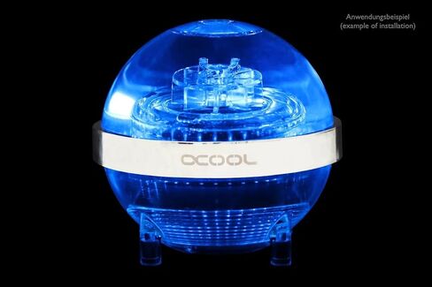 Alphacool Eisball RGB - خزان الأكريل مع مضخة D5 VPP655 PWM in Saudi Arabia