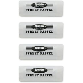 SoHo Urban Artist Jumbo Sidewalk Chalk Pastels, Street Soft for Pavement, Sidewalks, Concrete, or Brick, Oil Pastels with Rich Pigment, Smooth, Durable, 20 Unique Assorted Colors, Pack of 1 in Kuwait