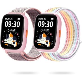 Lysandra 2 Pack Fack Fand Nylon Watch Band ، حزام حلقة Sport Equistr in Kuwait