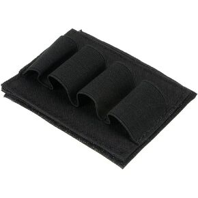 Tactical Shotgun 12GA Bullet Pouch, Tactical Bag Insert Elastic Mount Molle Magazine Carrier Shotgun 4 Shells Cartridge Holder for Backpack Accessories in Kuwait