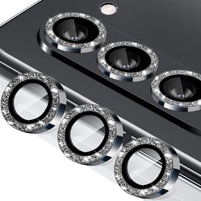for Galaxy Z Fold 6 Camera Lens Protector Bling Glitter Individual Aluminium Alloy Ring 9H Tempered Glass Decorative Accessories Camera Cover for Samsung Galaxy Z Fold 6 Glitter Colorful in Kuwait
