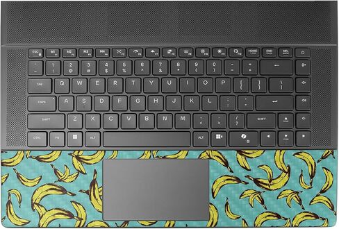 Carbon Fiber Laptop Skin Compatible with Alienware 16 Area-51 (2025) - Bananas - Premium 3M Vinyl Protective Wrap Decal Cover - Easy to Apply | Crafted in The USA by MightySkins in Saudi Arabia