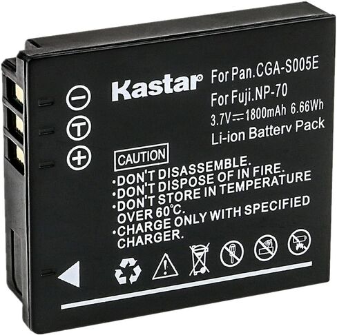 Kastar 2-Pack DB-60 DB-65 Battery Replacement for Ricoh DB-60 DB-65 Battery, Ricoh BJ-6 Charger, Ricoh Caplio R3, Caplio R30, Caplio R4, Caplio R40 Camera in Saudi Arabia