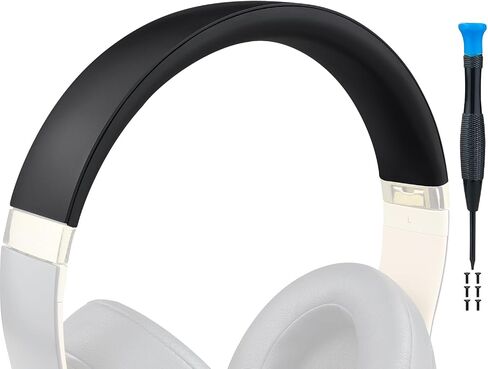 Soulwit Top+غطاء رأس أسفل السفلي لـ Beats Studio Pro Noise Closeing Headones ، Presection HeadStrap Pad Part - Black in Saudi Arabia