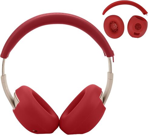 أغطية أذن العرق السيليكون Adhiper لبرنامج Beats Studio Pro اللاسلكي ، تغطي علبة سماعة رأس Sustio Pro التي تمت ترقيتها إكسسوارات مع أغطية أذن تغطية كاملة وغطاء عقال سحاب - بيج in Kuwait