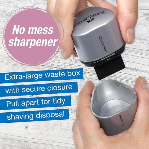 فابر-كاستل مبراة اقلام رصاص يدوية FC770307، بلاك بيري in Kuwait