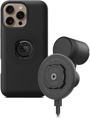 طقم حامل الهاتف الرباعي لقفل Vent Vent مع MAG Wireless Charging V2 و Mag Phone Case لـ iPhone 16 Pro Max in Kuwait