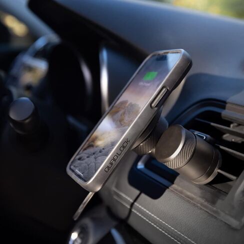 طقم حامل الهاتف الرباعي لقفل Vent Vent مع MAG Wireless Charging V2 و Mag Phone Case لـ iPhone 16 Pro Max in Kuwait
