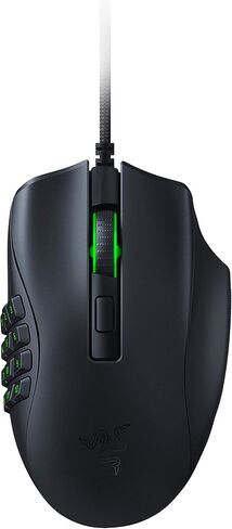 Razer Naga X Wired MMO Gaming Mouse Black (متجدد) in Kuwait