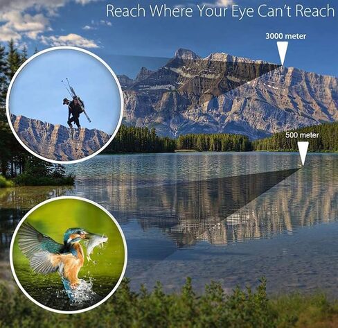 60x60 10000m HD Professional Hunting Pinoculars Vision Telescope Nigh in Kuwait