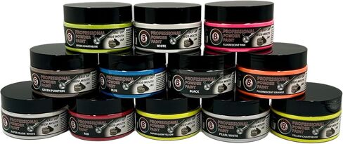 Pro-Tec Super Glow Powder Paint for fishing Lures and Jigs Powder Coating for Jig Head, Super Glow High Gloss Finish,Easy-to-Use Fishing Lure Paint 2 Ounce(Pro-Tec Super Glow White 2 oz) in Kuwait