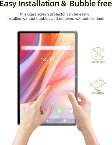 واقي الشاشة لفيلم فونال D126 2025 Tablet 11 بوصة Android 11 ، فيلم زجاجي مقاوم للخدش HD لحماية إسقاط D126 Feonal ، حساس اللمس ، مضاد للأصهر ، 2 عبوة. in Kuwait