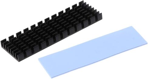ل M.2 محرك الأقراص الصلبة ترسخ رفيعة برودة ألومنيوم النقي النقي لبرودة M2 NVME 2280 PCIE SSD 70X22X6M محمول مبرد وحدة المعالجة المركزية التبريد بمنفرة السفرة in Kuwait
