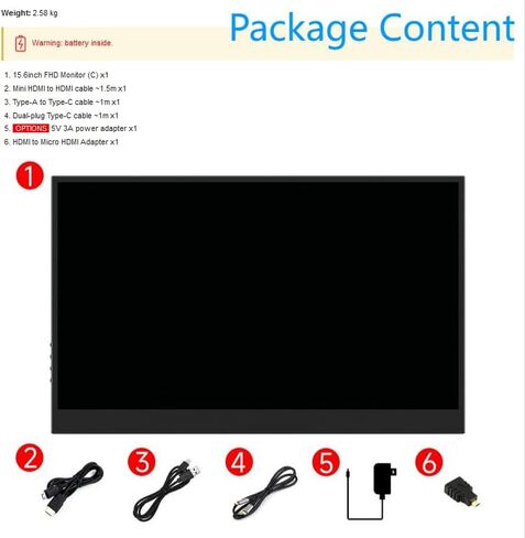 حالة الحماية المغناطيسية لشاشة FHD 15.6inch لدينا (C) ، Cover Cover Stand 15.6inch FHD Monitor (C) in Kuwait