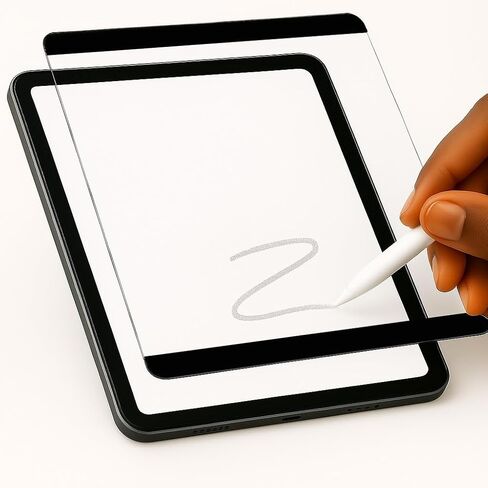 NXVX Magnetic Paperfeel Screen Protector for iPad 10.2 (7th/8/9th Gen) ، فيلم يشبه الورق غير اللامع القابل للإزالة للرسم والكتابة ، نسيج الورق المضاد للهرد لمستخدمي قلم رصاص Apple in Kuwait