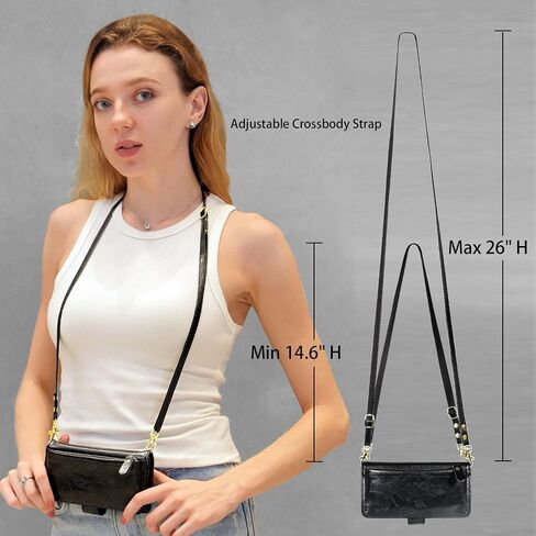 Lacass for iPhone 15 Pro 6.1 حالة محفظة Crossbody قابلة للفصل ، متوافقة مع شحن Magsafe اللاسلكي ، [حماية المسح الضوئي للبطاقات] ، سستة من الجلد المغناطيسي (Green Green) in Saudi Arabia