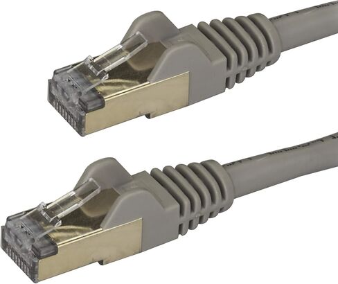 Startech.com 3 M Cat6a Ethernet Cable - 10 Gigabit محمية RJ45 100W POE PATCL CORM - 10GBE STP الفئة 6A كابل شبكة ث/سلالة - FLUKE الأزرق اختبار UL/TIA معتمد (6ASPAT3MBL) in Kuwait