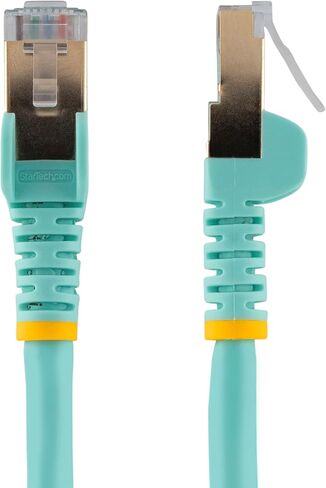 Startech.com 3 M Cat6a Ethernet Cable - 10 Gigabit محمية RJ45 100W POE PATCL CORM - 10GBE STP الفئة 6A كابل شبكة ث/سلالة - FLUKE الأزرق اختبار UL/TIA معتمد (6ASPAT3MBL) in Kuwait