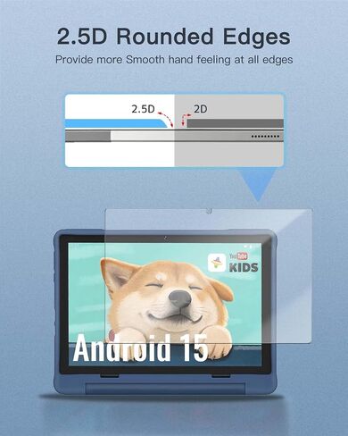 Screen Protector for UEMXDOX K106A Android 15 Kids Tablet 10 inch, 9H Hardness Tempered Glass for UEMXDOX K106A Android 15 Kids Tablet Anti-Scratch, Bubble Free, HD Clarity in Saudi Arabia