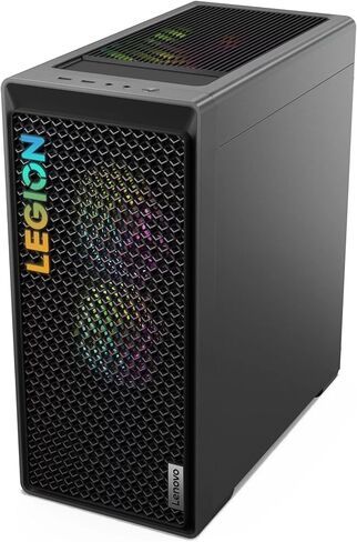 Lenovo Legion T5 Tower Gaming Desktop Computer - AMD Ryzen 9 7900X 12-Core up to 5.60 GHz Processor, 32GB DDR5 RAM, 512GB NVMe SSD + 12TB HDD, GeForce RTX 3060 12GB GDDR6, Windows 11 Pro in Kuwait