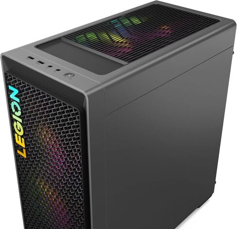 Lenovo Legion T5 Tower Gaming Desktop Computer - AMD Ryzen 9 7900X 12-Core up to 5.60 GHz Processor, 32GB DDR5 RAM, 512GB NVMe SSD + 12TB HDD, GeForce RTX 3060 12GB GDDR6, Windows 11 Pro in Kuwait