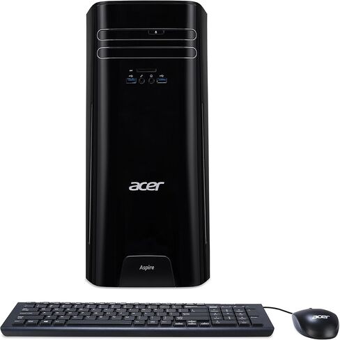 Acer Aspire Desktop ، 7th Gen Intel Core I5-7400 ، 12GB DDR4 ، 2TB HDD ، Windows 10 Home ، TC-780-acki5 in Kuwait