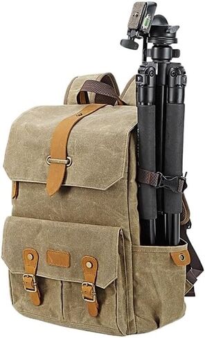 Camera Bag Photography Backpack DSLR Micro Single Bag Canvas Bag Men's and Women's Backpack in Saudi Arabia